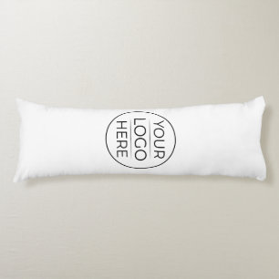 Modern Business Logo Branding Body Pillow