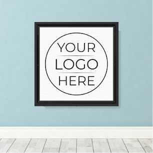 Modern Business Logo Branding  Canvas Print