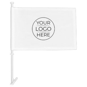 Modern Business Logo Branding Car Flag