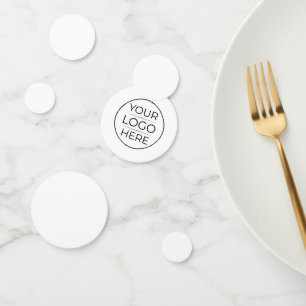 Modern Business Logo Branding Confetti