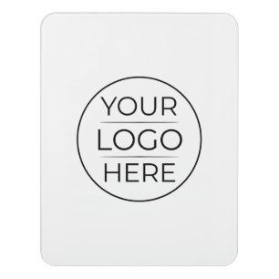 Modern Business Logo Branding Door Sign