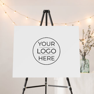 Modern Business Logo Branding Foam Board