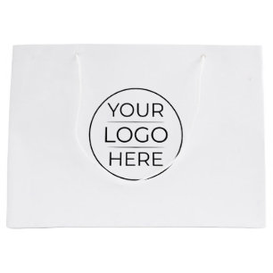 Modern Business Logo Branding Large Gift Bag