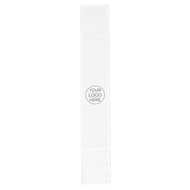 Modern Business Logo Branding Long Table Runner (Front)