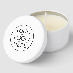 Modern Business Logo Branding Mini Candle Favors