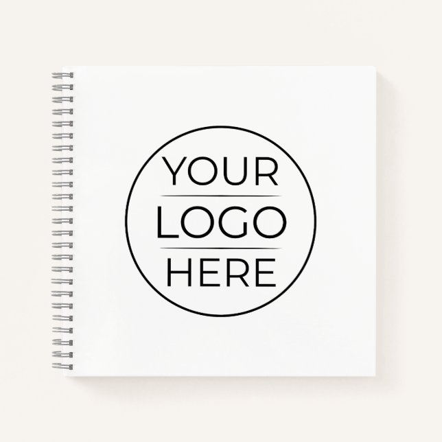 Modern Business Logo Branding Notebook (Front)