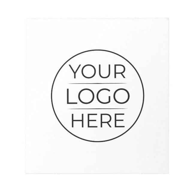 Modern Business Logo Branding Notepad (Front)