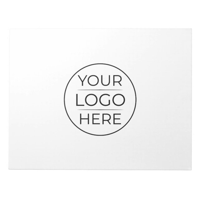 Modern Business Logo Branding Notepad (Front)