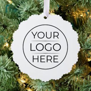 Modern Business Logo Branding Ornament Card