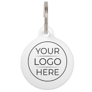 Modern Business Logo Branding Pet ID Tag