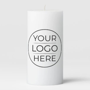 Modern Business Logo Branding Pillar Candle