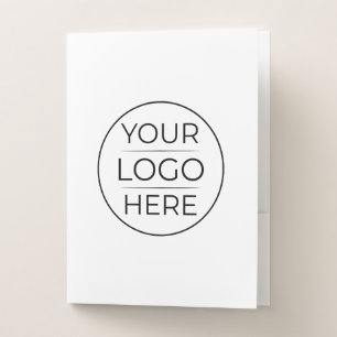 Modern Business Logo Branding Pocket Folder