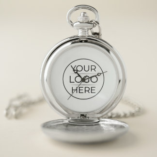 Modern Business Logo Branding Pocket Watch
