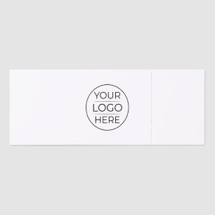 Modern Business Logo Branding Raffle Tickets
