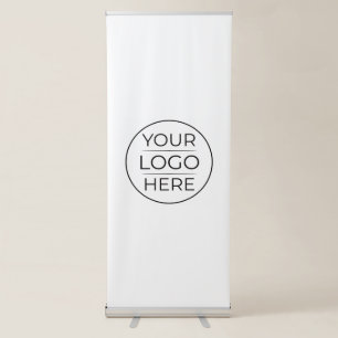 Modern Business Logo Branding Retractable Banner