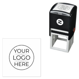 Modern Business Logo Branding Self-inking Stamp
