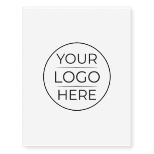 Modern Business Logo Branding Temporary Tattoos