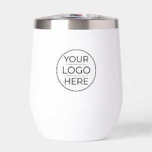 Modern Business Logo Branding Thermal Wine Tumbler