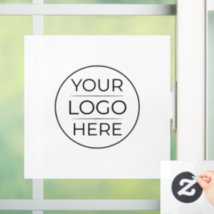 Modern Business Logo Branding Window Cling