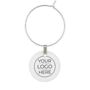Modern Business Logo Branding Wine Charm