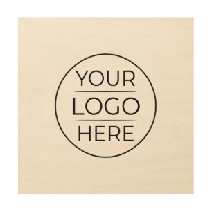 Modern Business Logo Branding Wood Wall Art