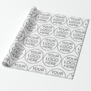 Modern Business Logo Branding Wrapping Paper