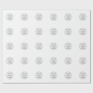 Modern Business Logo Branding Wrapping Paper