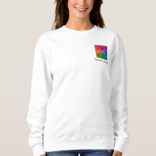 Modern Business Logo Bulk Employee Women's Basic Sweatshirt