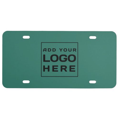 Modern Business Logo Company Branded Any Color License Plate