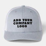 Modern Business Logo Company New Employee Swag<br><div class="desc">Add your business logo by clicking the "Persoanalize" button to make a branded Company Employee hat. Perfect for passive advertizing for both a startup and an established business. No minimum order or setup fee required so you can order as many or as fewer as required for your business.</div>