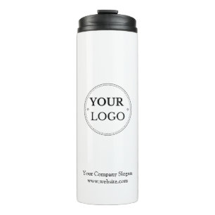 Modern Business Logo Company Promotional Thermal Tumbler