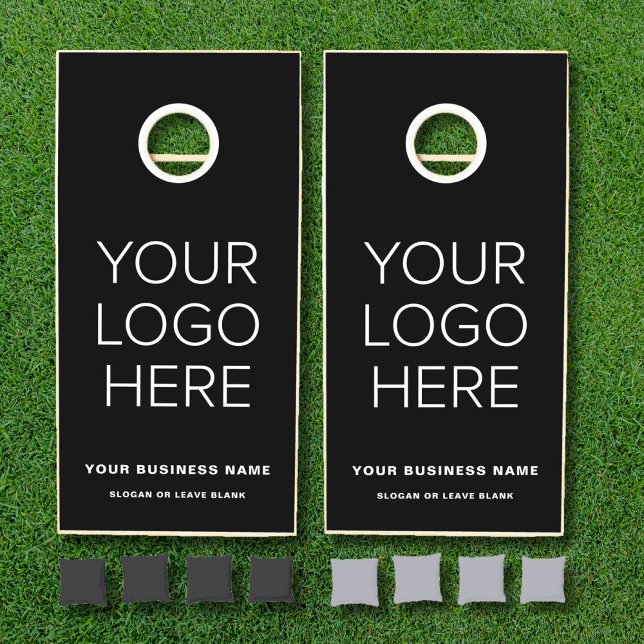 Modern Business Logo Cornhole Set (Creator Uploaded)
