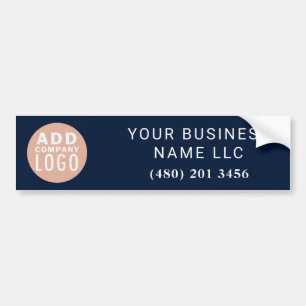 Modern Business Logo Corporate Car Fleet Bumper Sticker