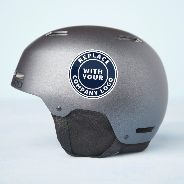 Modern Business Logo Corporate Employees Sticker (Helmet Side)