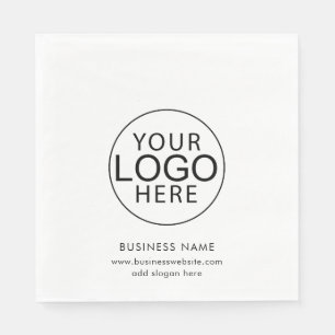 Modern Business Logo Corporate Events Paper Napkins