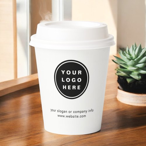 Modern Business Logo Corporate Professional Paper Cups