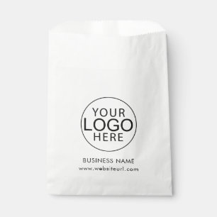 Modern Business Logo Custom Favor Bag