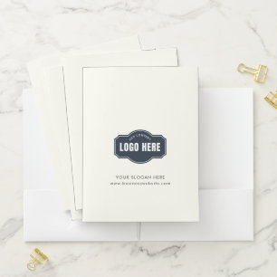 Modern Business Logo Custom Presentation Folder
