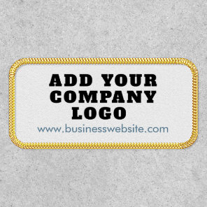 Modern Business Logo Elegant Coworkers Custom Patch