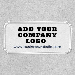 Modern Business Logo Elegant Employees Custom Patch