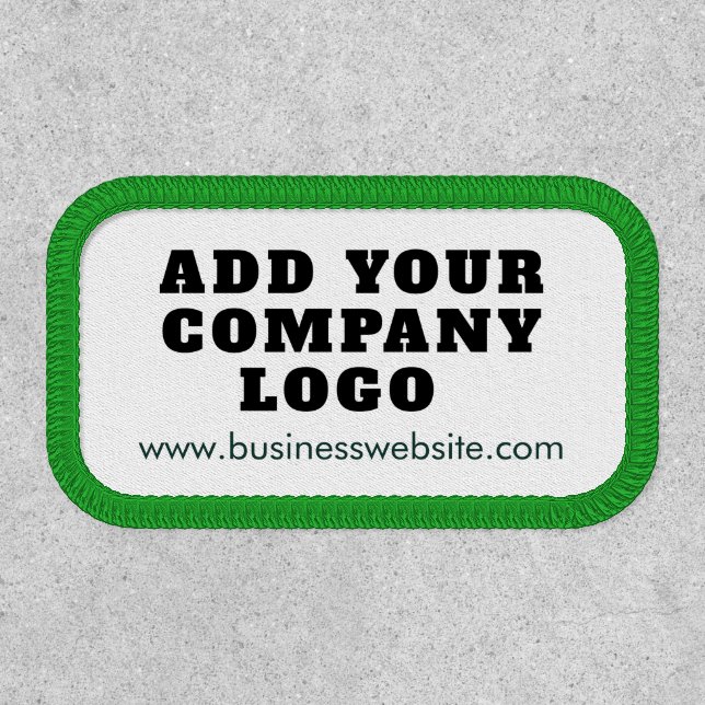 Modern Business Logo Elegant Employees Promotional Patch (Front)