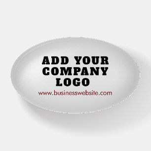 Modern Business Logo Elegant Promotional Paperweight