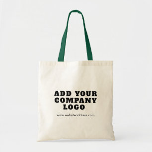 Modern Business Logo Employees and Clients Custom Tote Bag