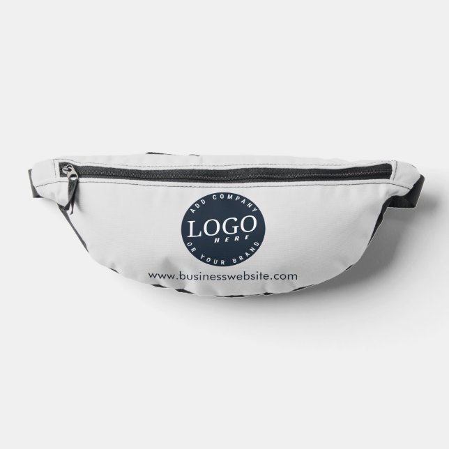 Modern Business Logo Employees Custom Fanny Pack (Lay Down)