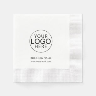 Modern Business Logo Employees Custom Napkins