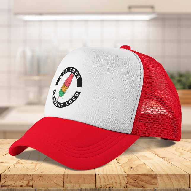 Modern Business Logo Employees Custom Swag Trucker Hat (Modern Business Logo Employees Custom Swag Trucker Hat)