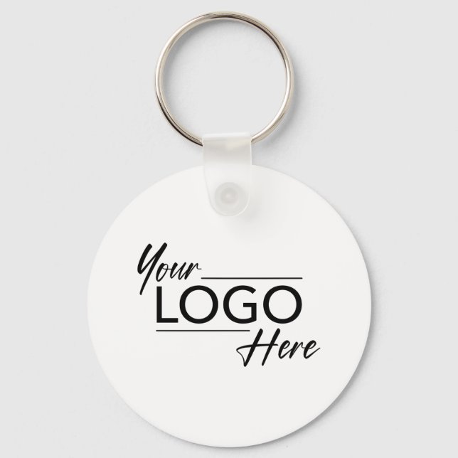 Modern Business Logo Keychain (Front)