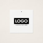 Modern Business Logo Label Clothing Hang Tag