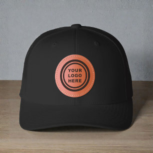 Modern Business Logo Leather Patch Hat