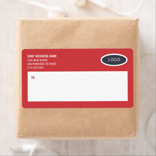 Modern Business Logo Mailing Shipping Labels